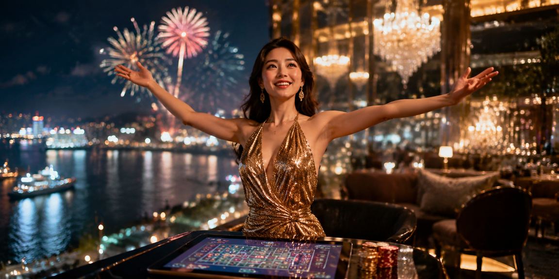 Không khí lễ hội cá cược tại bãi biển Vũng Tàu với ánh đèn rực rỡ về đêm